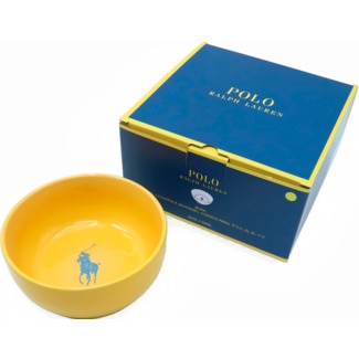 Ralph Lauren Comedouro de Cerâmica Amarelo S 1 unidade