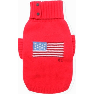 Ralph Lauren Camisola de Lã Vermelha M 1