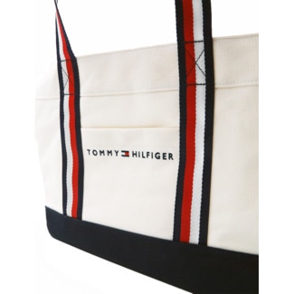 Tommy Hilfiger Mala de Transporte Branco e Azul M 1 unidade