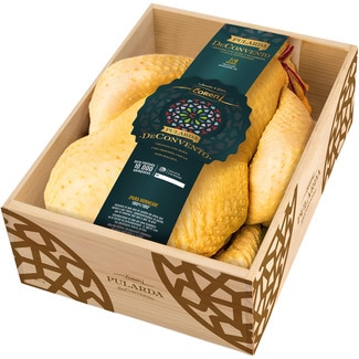 COREN pularda del Convento de Allariz lista para asar peso aproximado caja 3 kg