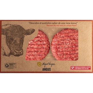 MIGUEL VERGARA Angus beef burger meat gluten-free 2-pack tray 320 g