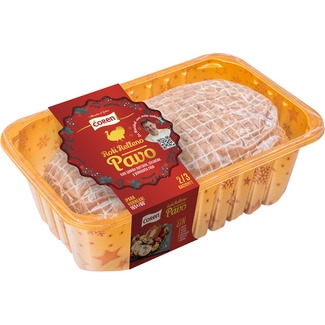 COREN spit-roast turkey stuffed with Serrano ham, plums and red pepper tray 750 g