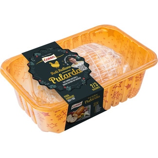 COREN roti de pularda relleno de jamón serrano y queso curado bandeja 750 g