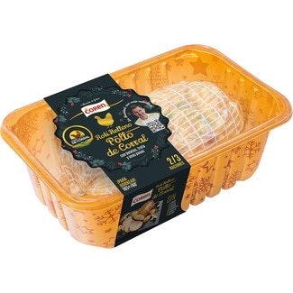 COREN roti de pollo de corral relleno de boletus, trufa y uvas pasas bandeja 750 g