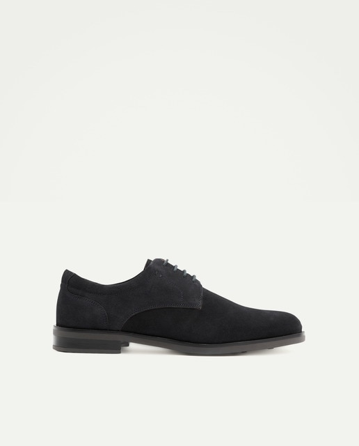 Dustin - Bluchers de hombre en serraje y piso goma.