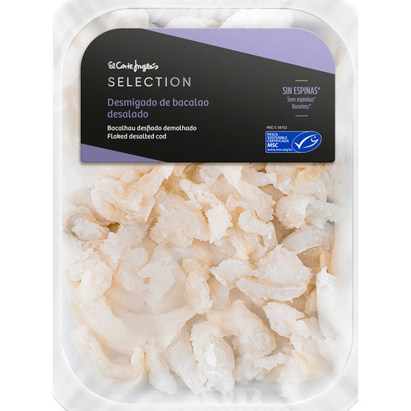 Bacalhau Desfiado Demolhado Sem Espinhas embalagem 225 g