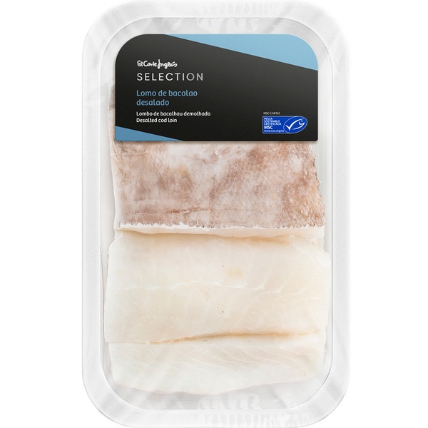 Lombo de Bacalhau Demolhado embalagem 400 g