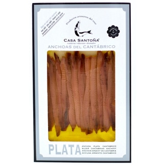 Casa Santoña Anchovas Prateada Cantabrico unidade 80 g