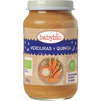 BABYBIO tarrito de verduras y quinoa ecológico sin leche sin gluten Schale 200 g