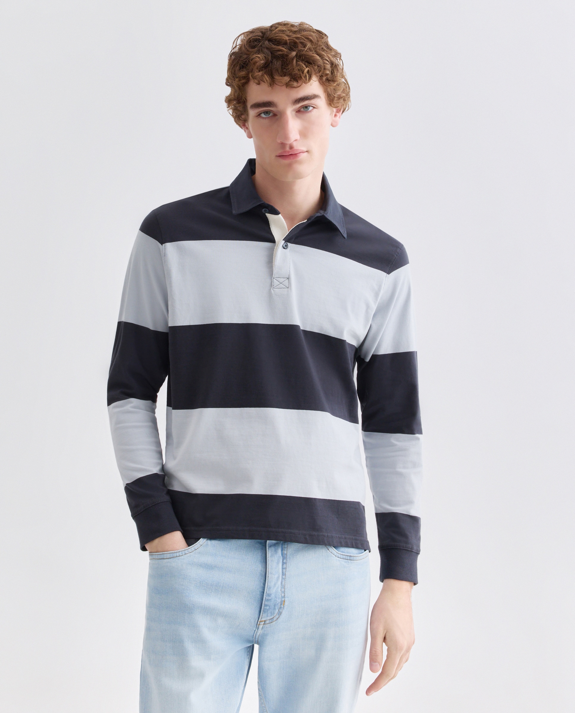 Imagen 0 de Polo de hombre rugby rayas
