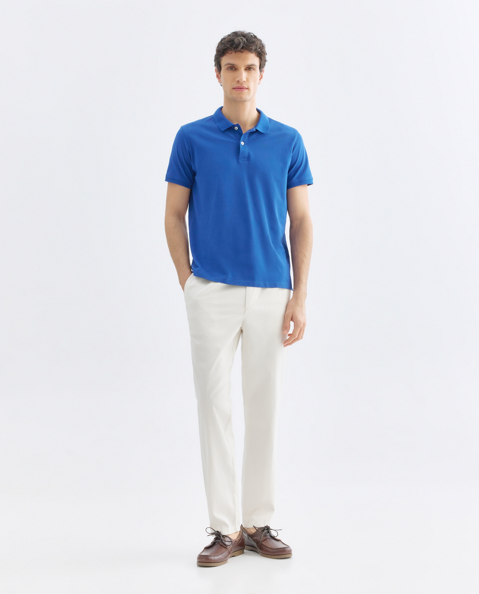 Imagen 0 de Pantalón hombre chino gomas con lino