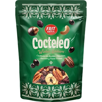 FRIT RAVICH Cocteleo con cacahuetes con chocolate, arándanos, anacardos y nueces pecanas bolsa 110 g