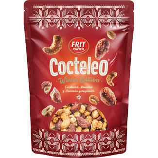 FRIT RAVICH Cocteleo con cacahuetes, almendras y anacardos garrapiñados bolsa 100 g