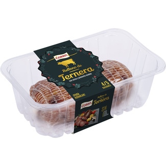 COREN relleno de Navidad de ternera con setas y pimientos asados 4-5 raciones bandeja 900 g