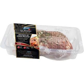 ROLER Milhojas de cerdo relleno con pasas, piñones, bacon y ciruelas Los Ataditos bandeja 750 g