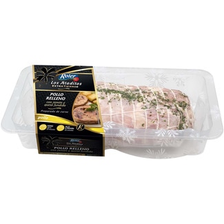 ROLER pollo relleno con jamón y queso fundido Los Ataditos bandeja 750 g