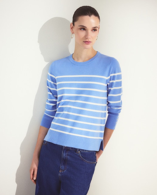 Woman El Corte Inglés - Jersey de viscosa estampado de mujer.