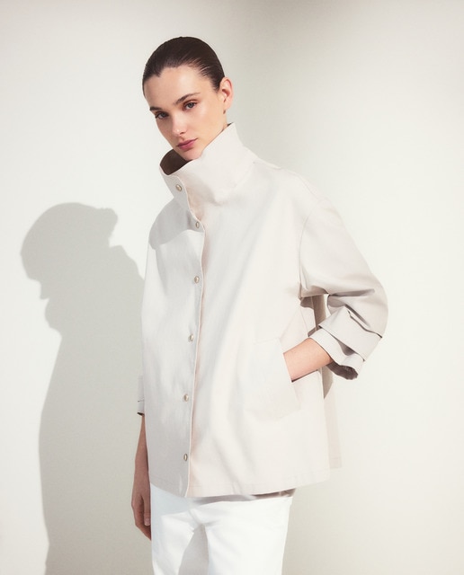 Woman El Corte Inglés - Parka para lluvia de mujer con interior a contraste.