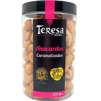 Teresa Mate Caju Caramelizado Frasco embalagem 220 g