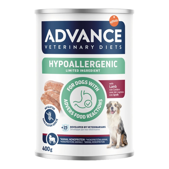 Advance Veterinary Diets - Comida húmeda para perros cachorros adultos sénior Hypoallergenic Advance…