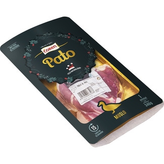 COREN muslo de pato 1 unidad peso aproximado bandeja 340 g