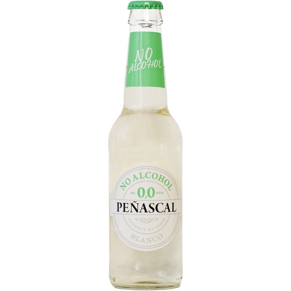 vino blanco 0,0 alcohol botella 33 cl - Peñascal