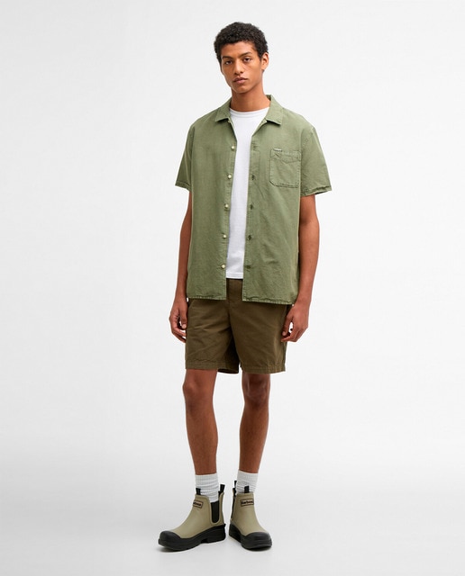Barbour - Bermuda de hombre con cierre de cordon y goma.