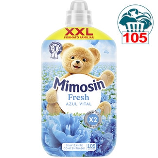 MIMOSIN suavizante concentrado extra fragancia Azul Vital botella 105 dosis