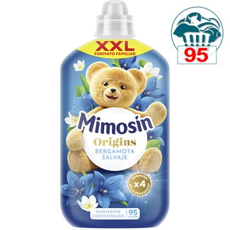 MIMOSIN suavizante concentrado Origins extra fragancia Bergamota Salvaje botella 95 dosis