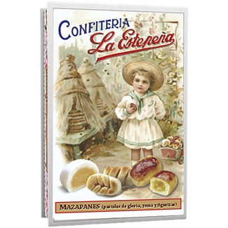 LA ESTEPEÑA surtido de mazapán (pasteles de gloria, yema y figuritas) estuche 330 g