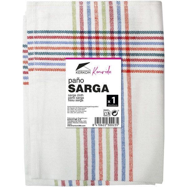 paño de cocina sarga 55x55 1 Einheit
