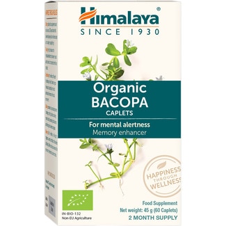 HIMALAYA bacopa biológica refuerza la lucidez mental apoyo a la memoria Topf 60 Tabletten