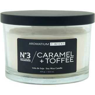 AROMATIUM vela perfumada 3 wicks aroma Caramell + toffee N.3 1 Einheit