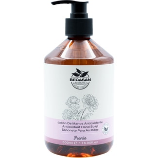BECASAN NATURE gel de manos hidratante Peonías Dosierspender 500 ml