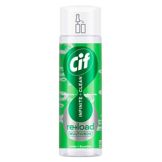 Cif Spray Recarga Infinite Clean Limão e Eucalipto recarga 280 ml