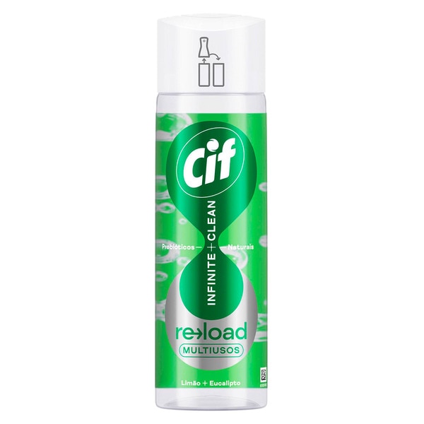 Spray Recarga Infinite Clean Limão e Eucalipto recarga 280 ml
