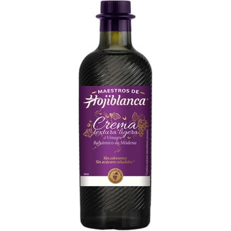 MAESTROS DE HOJIBLANCA crema de vinagre balsámico de Módena textura ligera botella 250 ml
