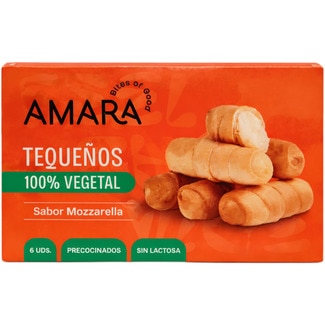 AMARA tequeños 100% vegetal sabor mozzarella sin lactosa 6 unidades Behälter 240 g