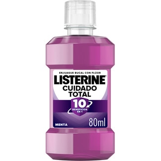 LISTERINE enjuage bucal Cuidado Total menta Topf 80 ml de viaje