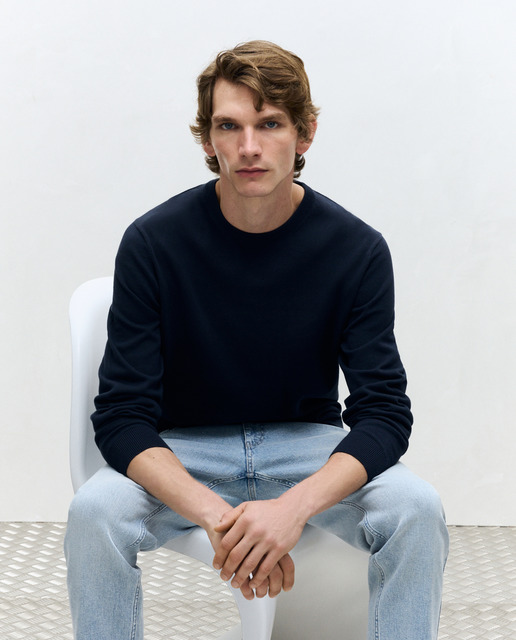 Dustin - Sueter cuello redondo basico hombre..