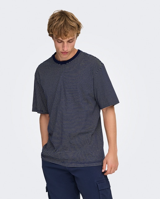 Camiseta de hombre manga corta relaxed fit 100% algodón orgánico.