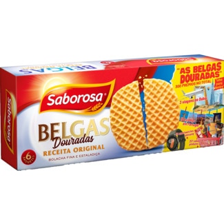 Saborosa Bolachas Belga de Manteiga embalagem 220 g