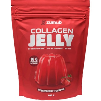 Zumub Gelatina de Colagénio de Morango embalagem 400 g
