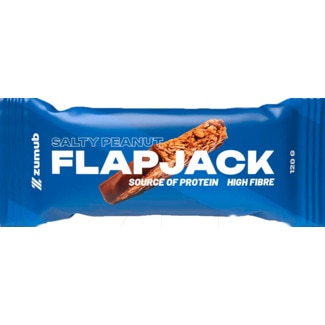 Zumub Barra Proteica Flapjack Peanut embalagem 120 g
