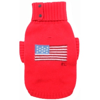 Ralph Lauren Camisola de Lã para Cão Vermelha L 1 unidade