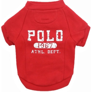 Ralph Lauren Camisola para Cão Vermelha XL 1 unidade