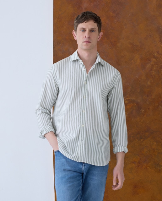Emidio Tucci - Camisa sport manga larga hombre.