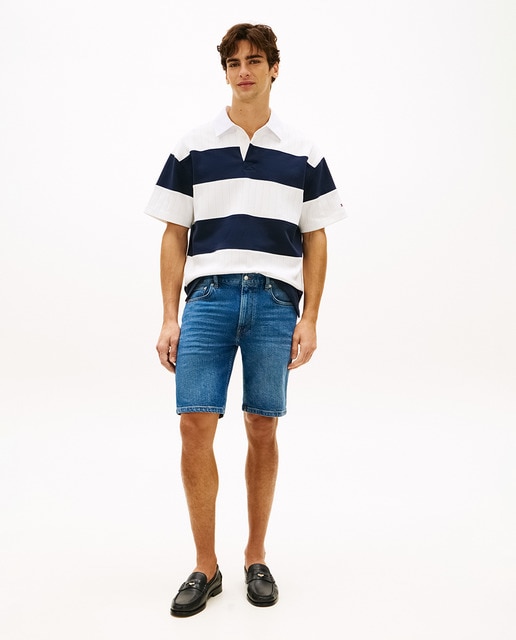 Tommy Hilfiger - Bermuda vaquera de caballero fit recto Denton.