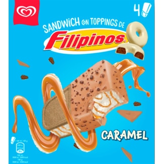 Olá Sandwich Filipinos de Caramelo embalagem 520 ml