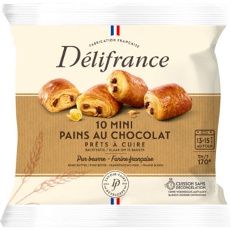 Delifrance Mini Pão com Chocolate 10 unidades embalagem 250 g